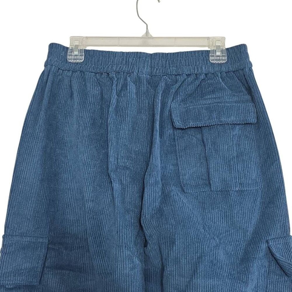 Aelfric Eden Women’s Size XL Blue Corduroy Cargo Streetwear Pants - Picture 3 of 7